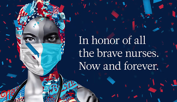 Iconic Art Honoring Nurses Heroism